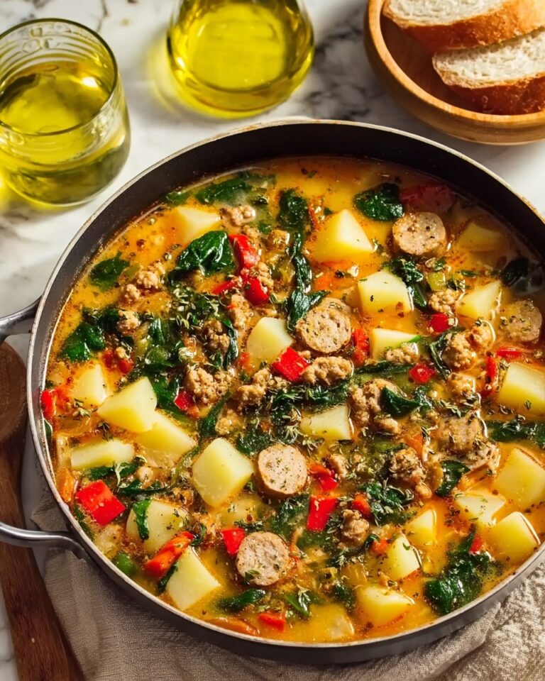 Sausage, Potato and Spinach Soup Recipe