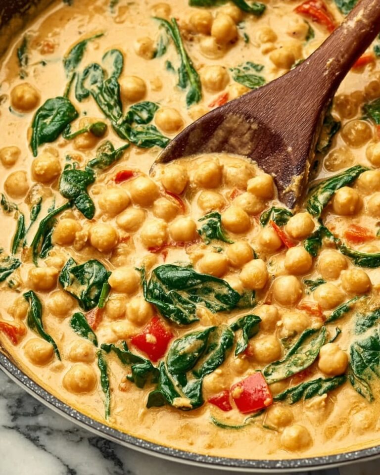 Creamy Sun-Dried Tomato Chickpeas Recipe