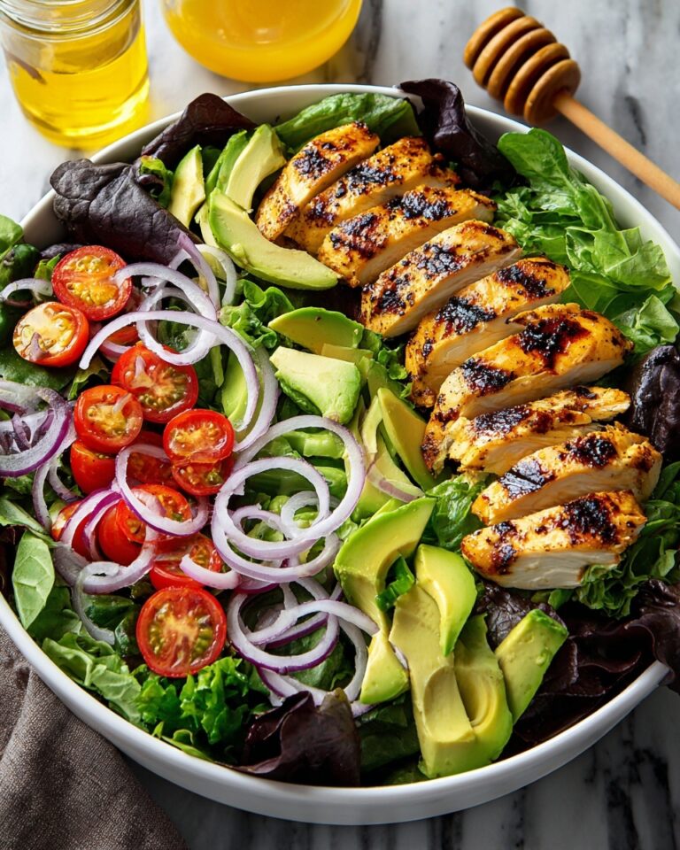 Grilled Chicken Salad with Honey Mustard Dressing Recipe