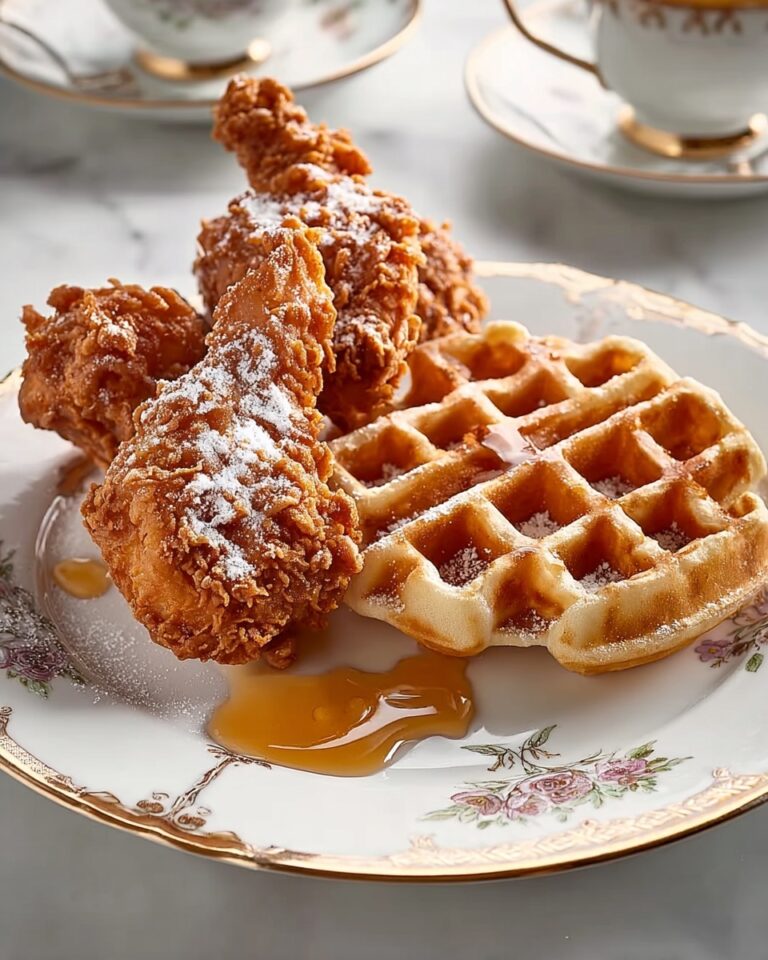 Chicken and Waffles with Maple Syrup Recipe