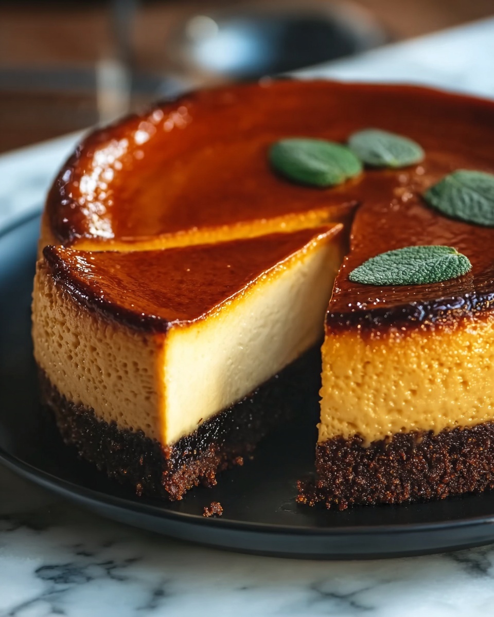 Pumpkin Crème Brûlée Cheesecake Recipe - Recipe Image