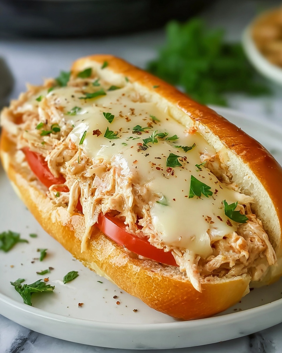 Slow Cooker Chicken Philly Sandwiches Recipe - Recipe Image