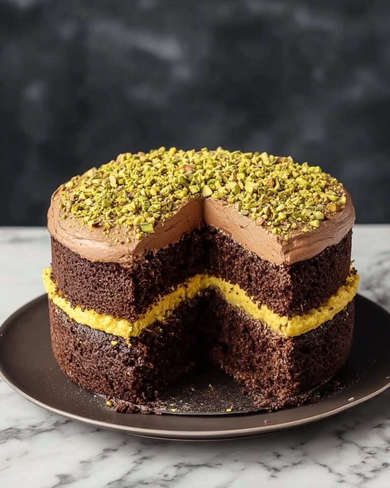 Dubai Chocolate Pistachio Cake Recipe