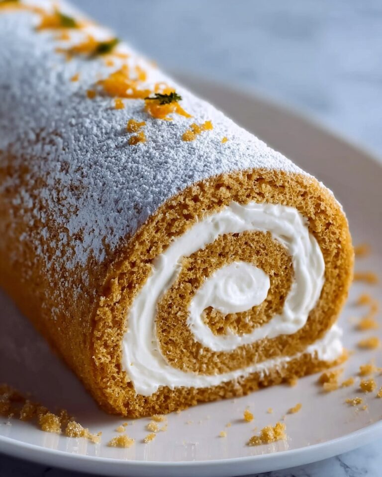 Pumpkin Roll with Cream Cheese Filling Recipe