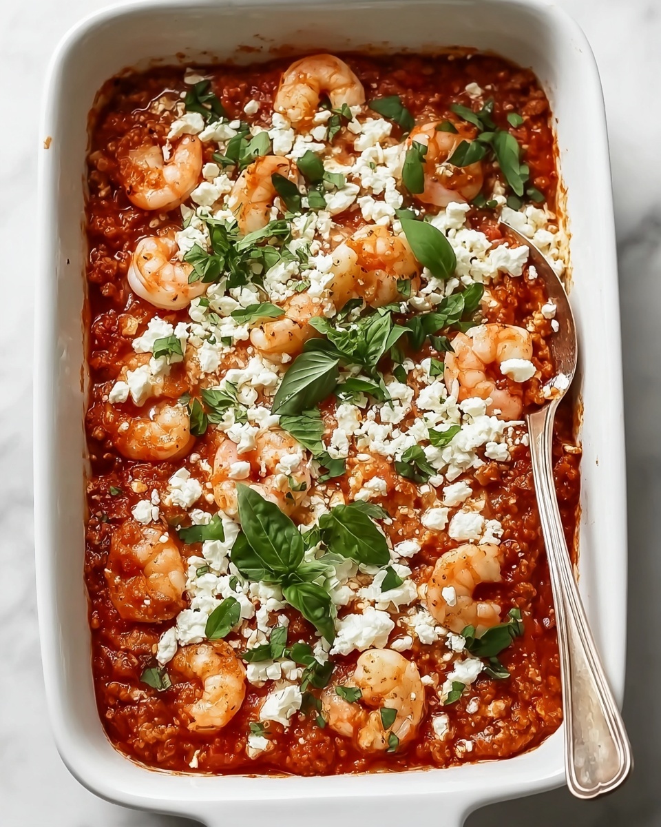 Healthy Shrimp Rice Casserole With Veggies Recipe - Recipe Image