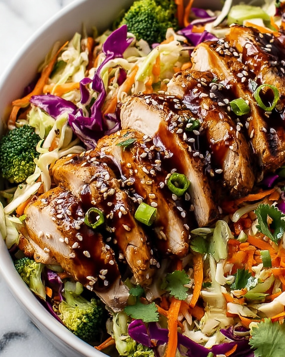 Sesame Chicken Cabbage Crunch Salad Recipe - Recipe Image