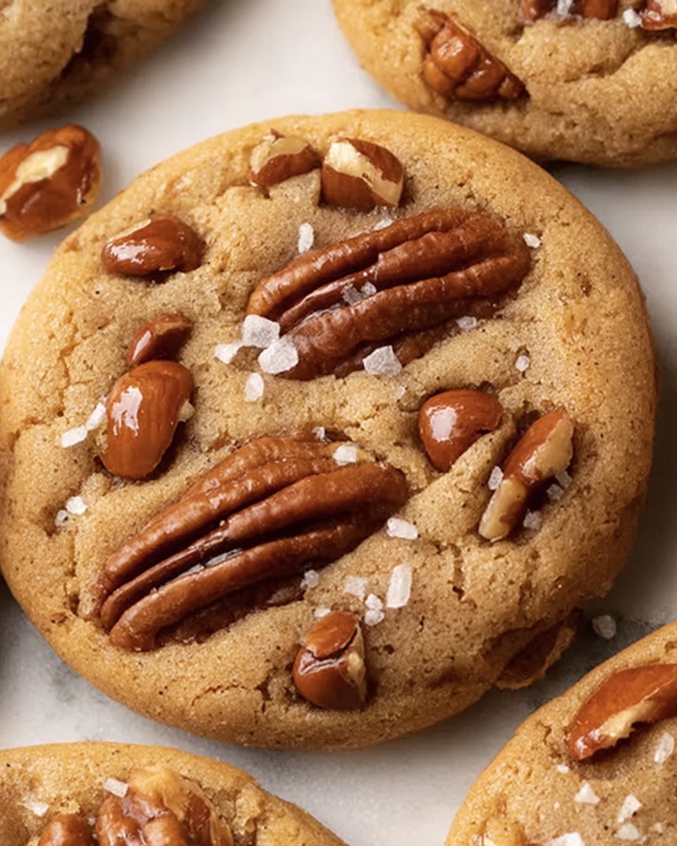 Salted Caramel Pecan Chocolate Chip Cookies Recipe - Recipe Image