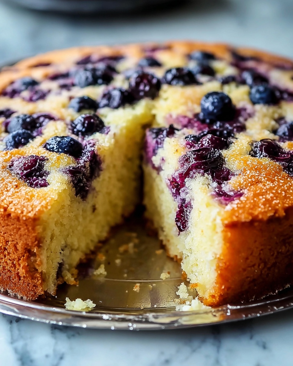 Blueberry Cream Cheese Coffee Cake Recipe - Recipe Image
