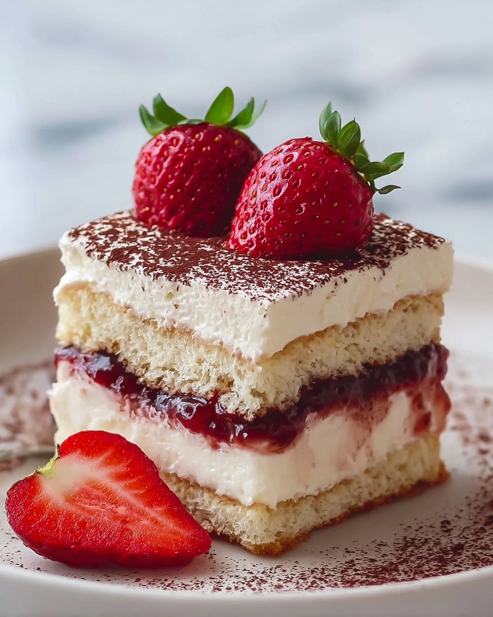 Strawberry Tiramisu Recipe - Recipe Image