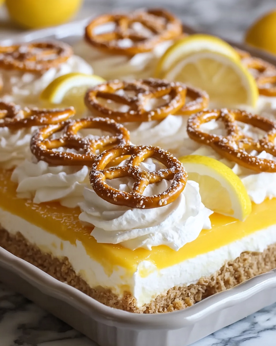 Lemon Pretzel Dessert Recipe - Recipe Image