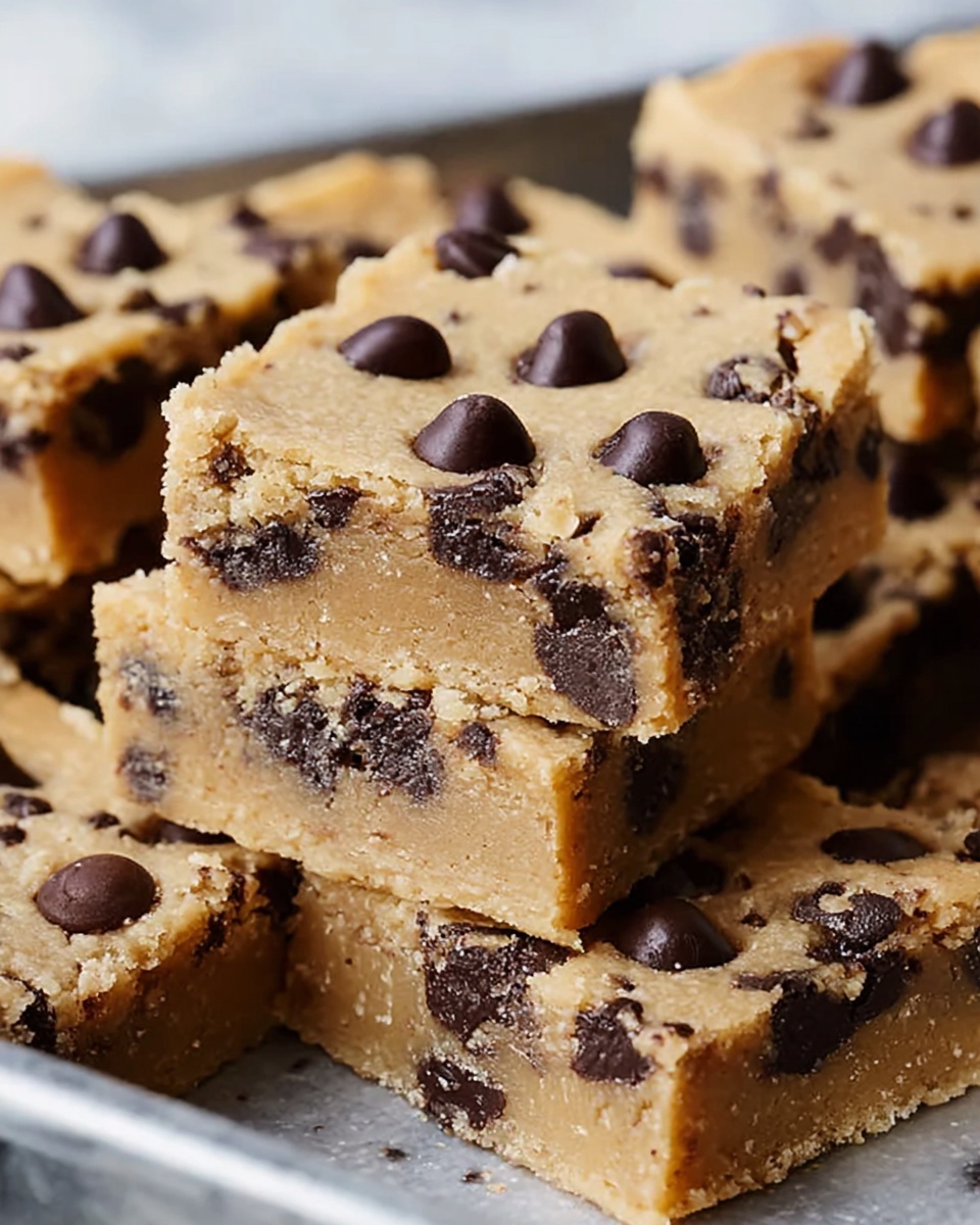 Peanut Butter Chocolate Chip Cookie Bars Recipe - Recipe Image