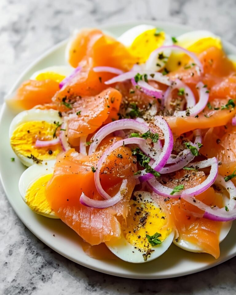 Lox and Eggs with Onions Recipe