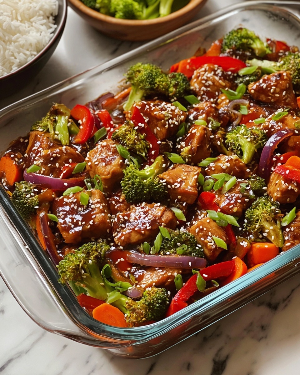 Teriyaki Chicken & Stir Fry Casserole Recipe - Recipe Image