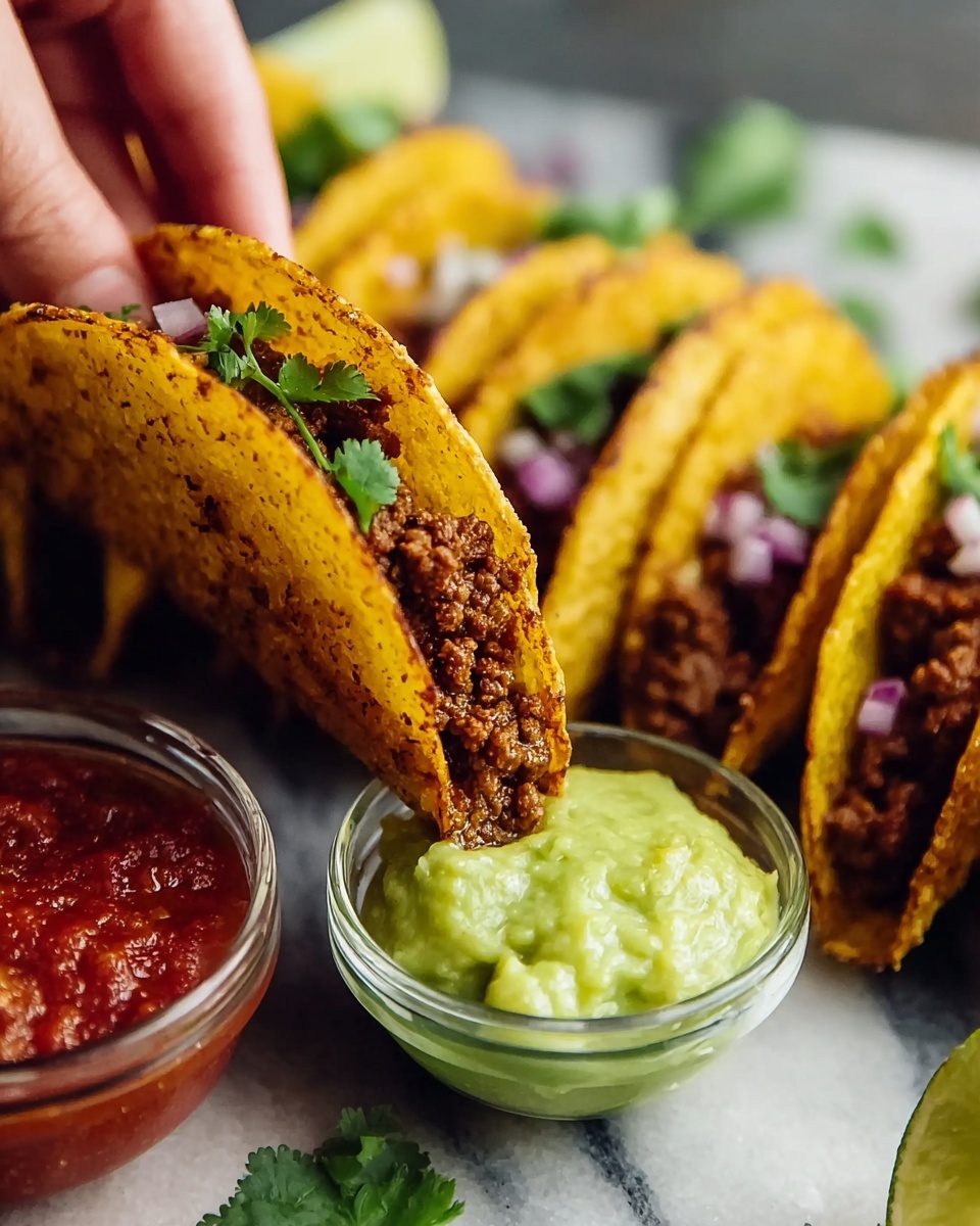 Crispy Ground Beef Tacos Recipe - Recipe Image