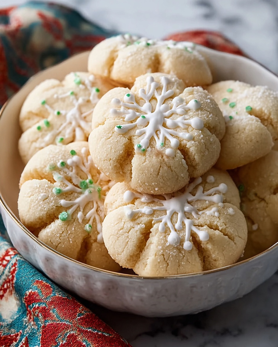 Classic Whipped Shortbread Cookies Recipe - Recipe Image