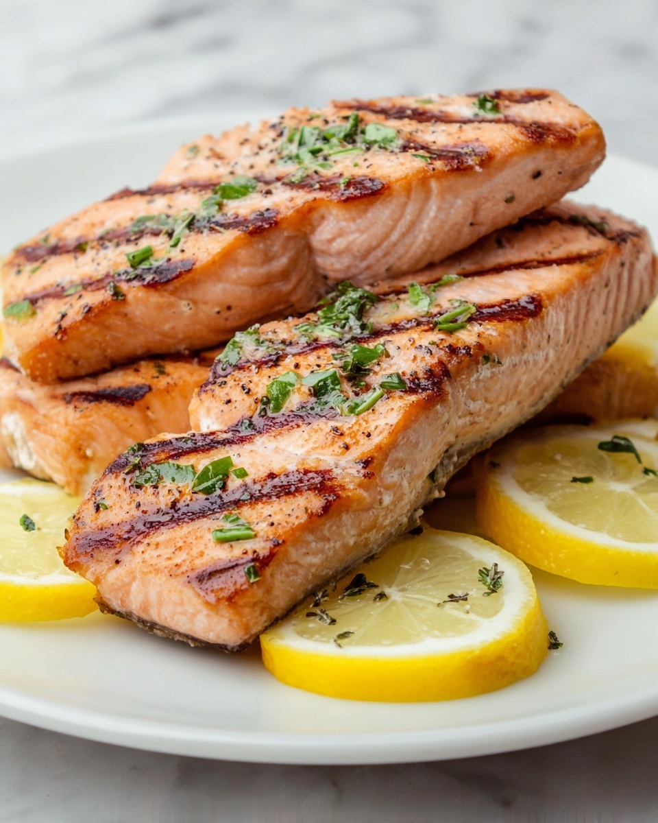 Marinated Grilled Salmon Recipe - Recipe Image
