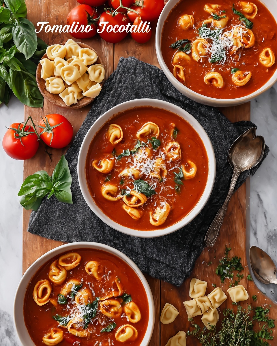 Tomato Tortellini Soup Recipe - Recipe Image