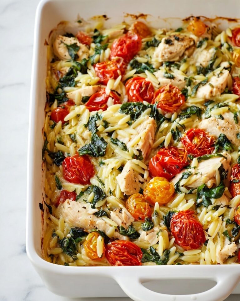 Simple Chicken Orzo Bake Recipe