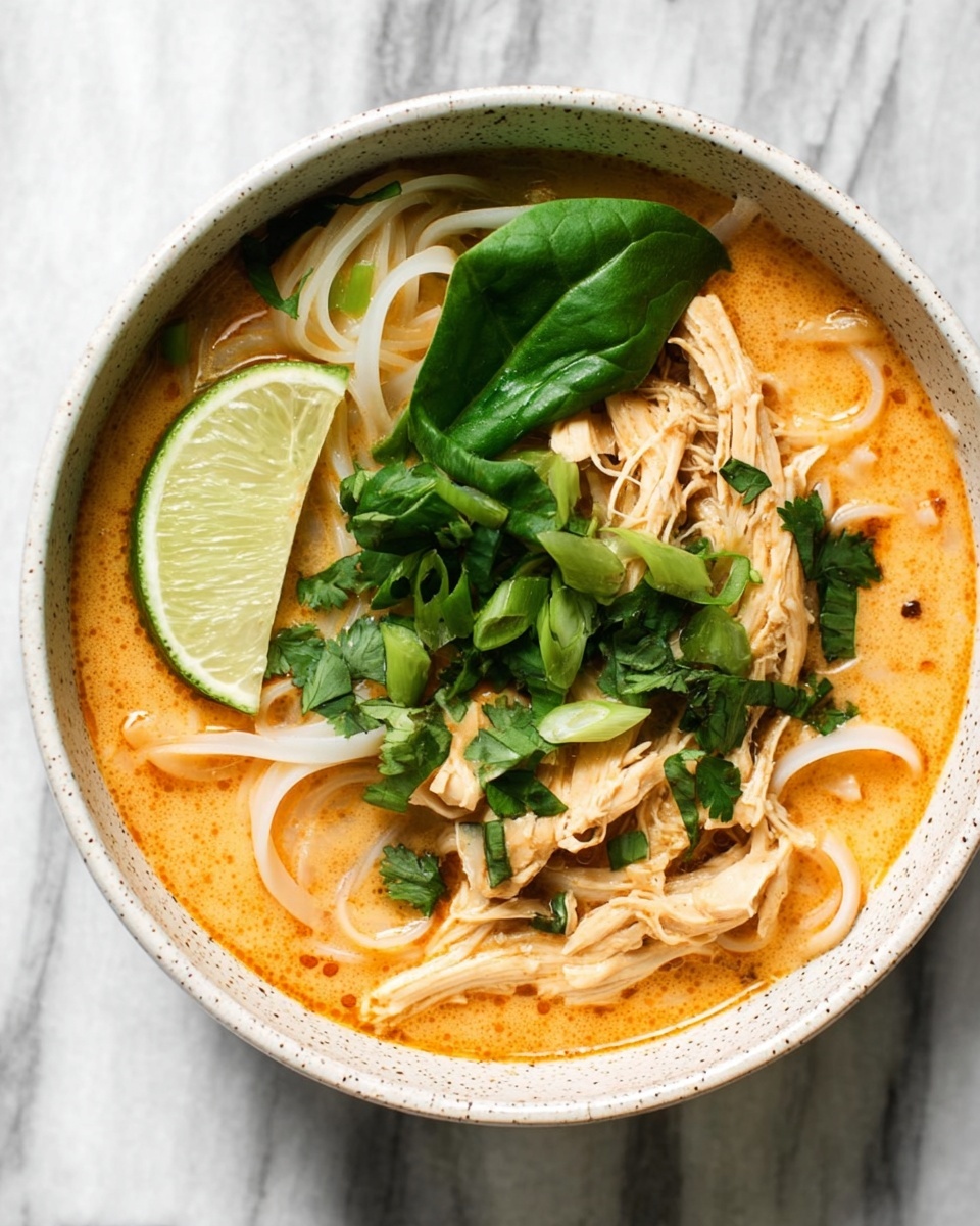 Easy Thai Chicken Curry Soup Recipe - Recipe Image