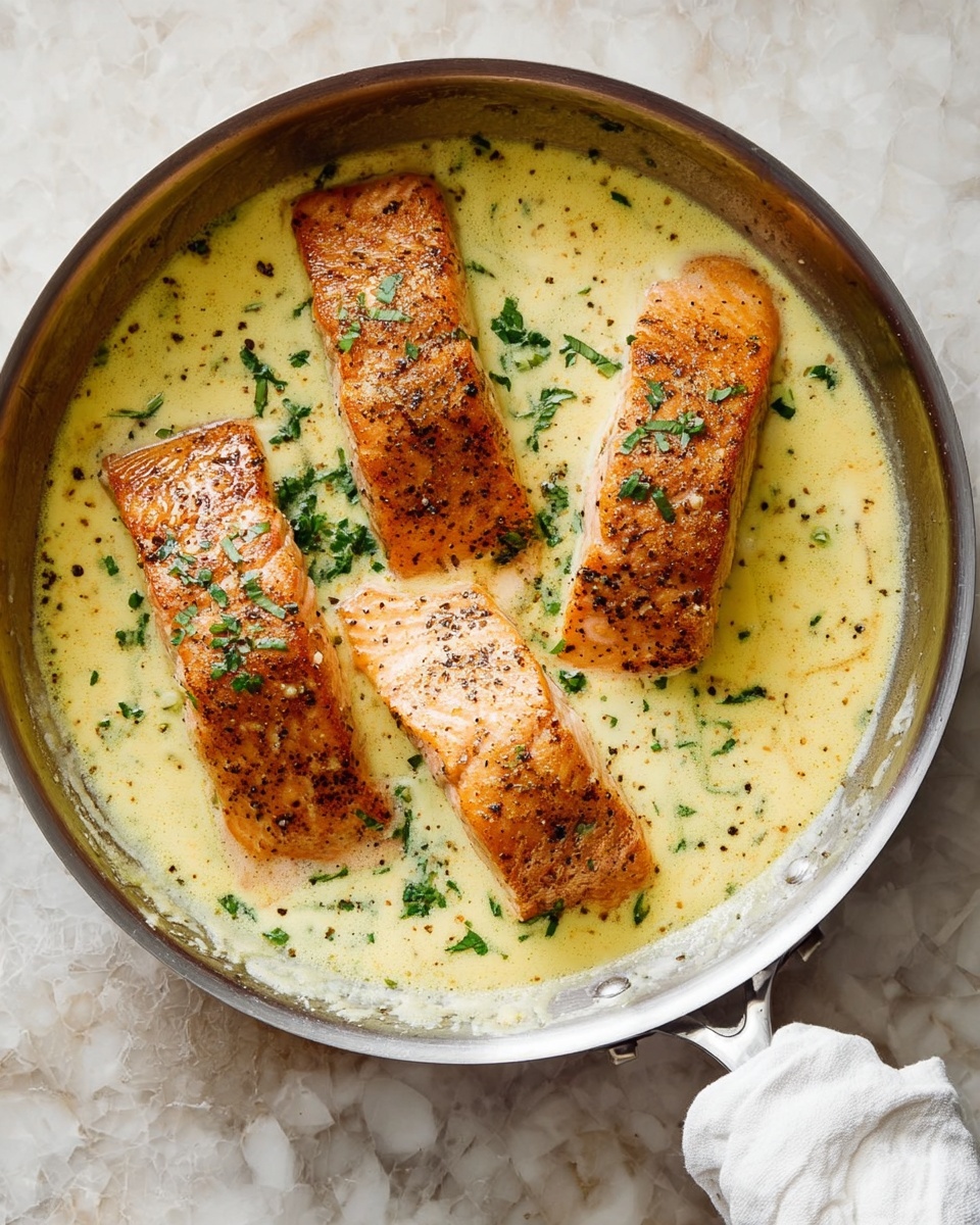 Creamy Dijon Salmon Recipe - Recipe Image