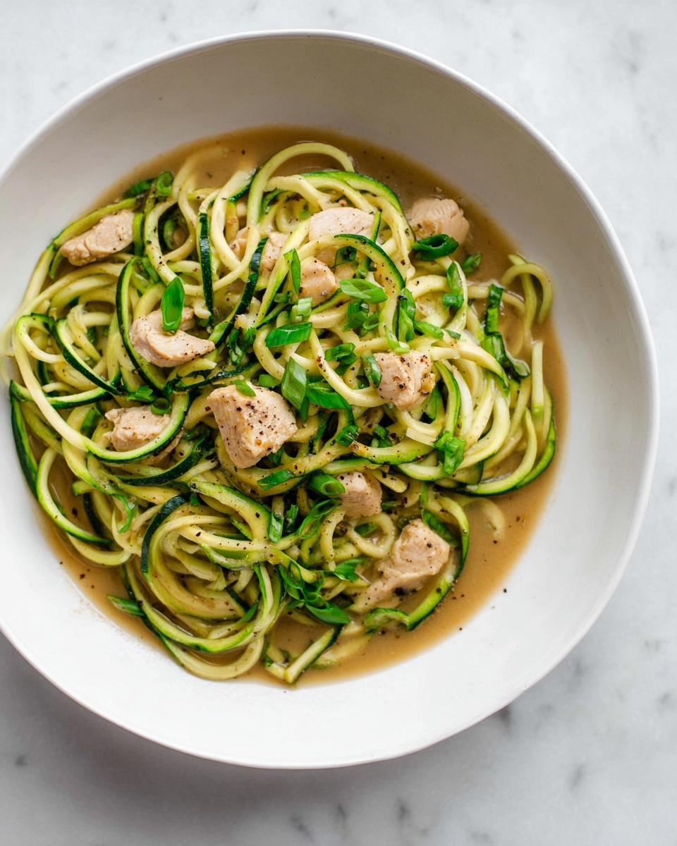 15 Minute Teriyaki Chicken Zoodles Recipe - Recipe Image