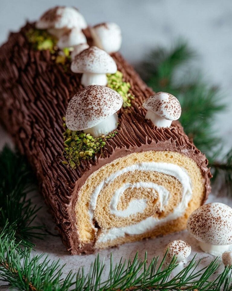 Tiramisu Yule Log Christmas Cake Recipe