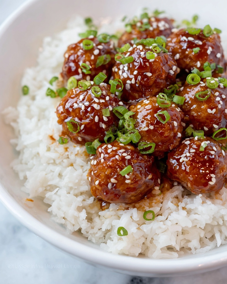 Teriyaki Turkey Meatballs Recipe - Recipe Image