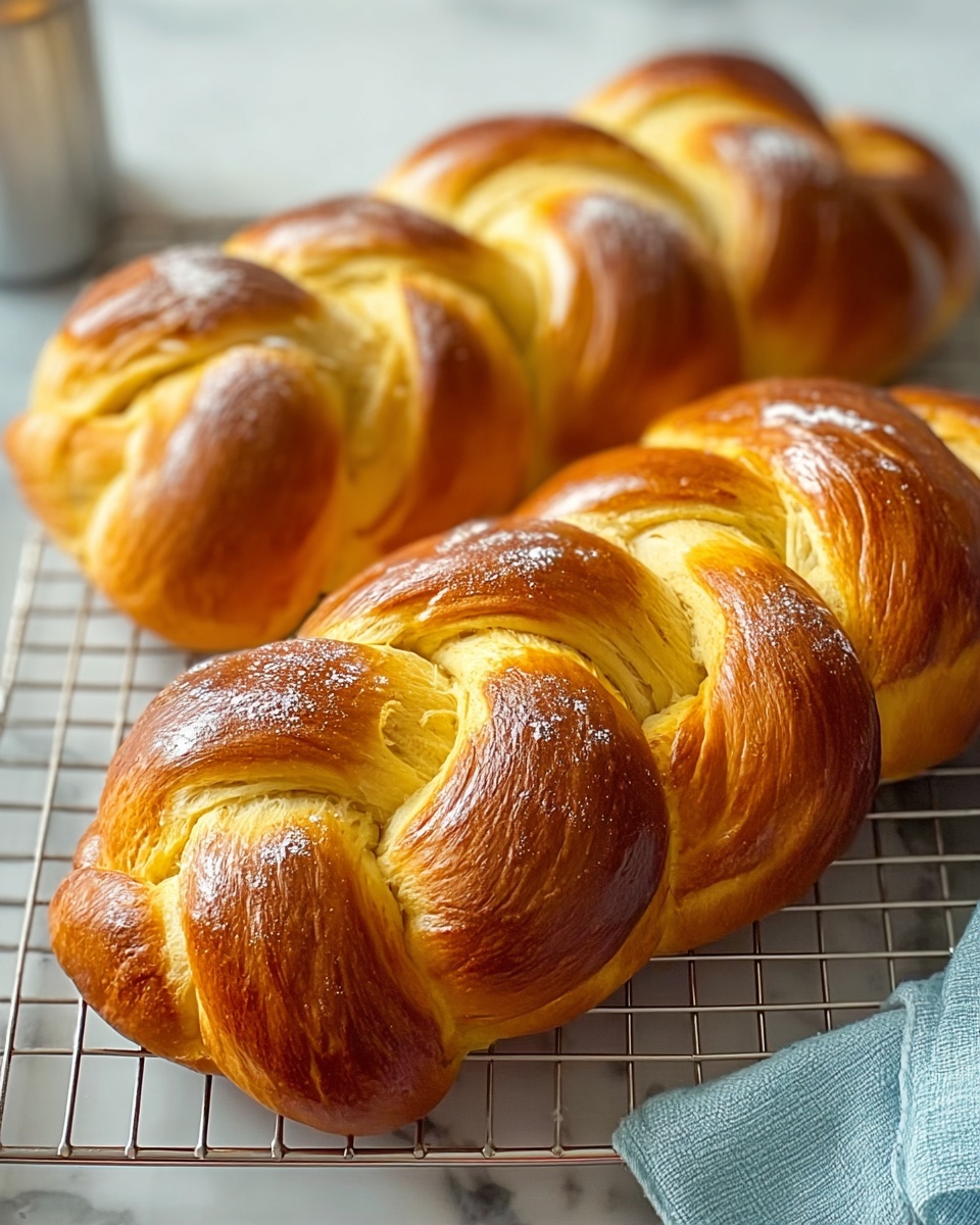 Braided Brioche Bread: The Buttery, Elegant Loaf You’ll Love Baking Recipe - Recipe Image
