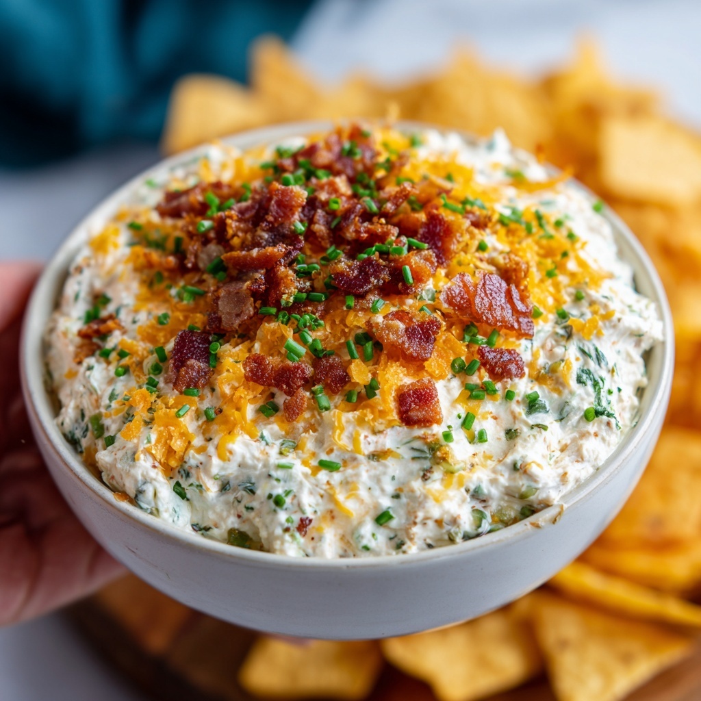 Keto Crack Dip: Cheddar Bacon Ranch Dip That’s Low-Carb & Crowd-Pleasing Recipe - Recipe Image