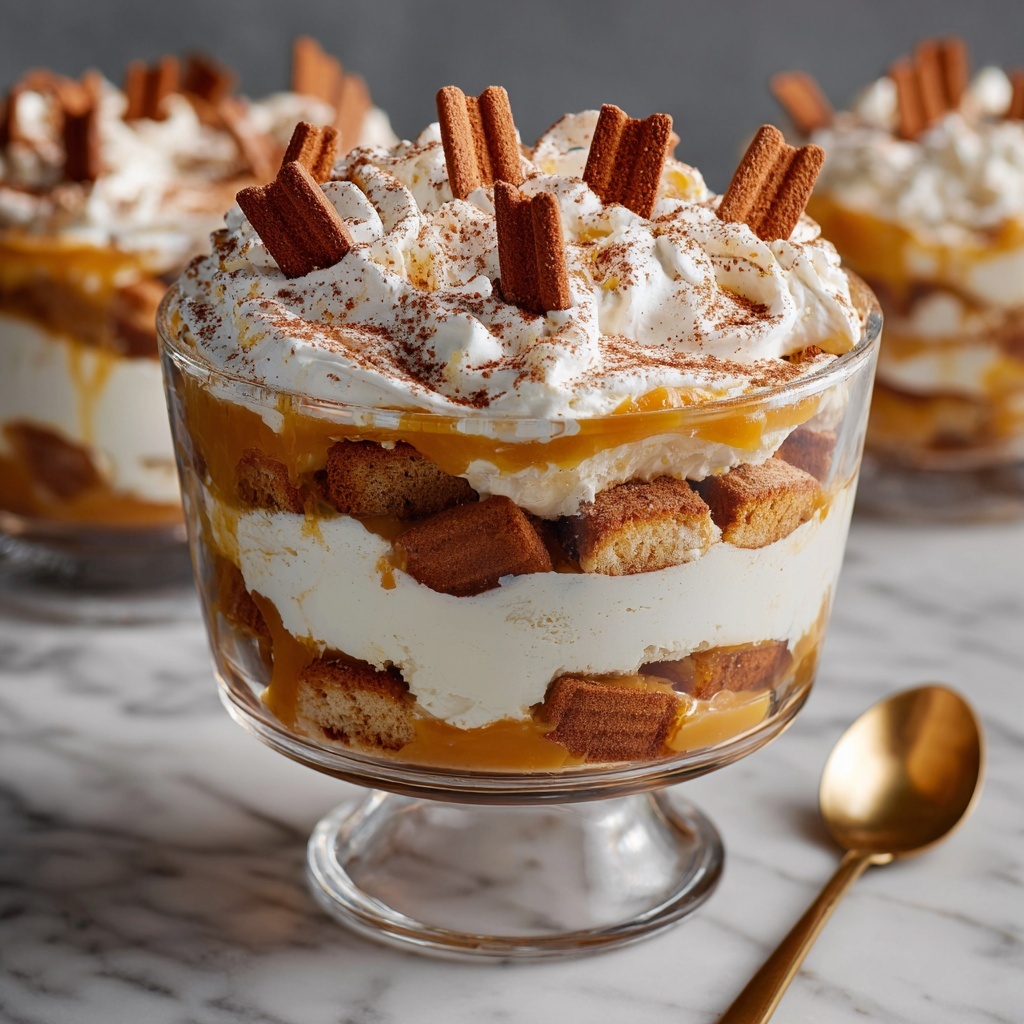 Pumpkin Spice Tiramisu Trifle Recipe - Recipe Image