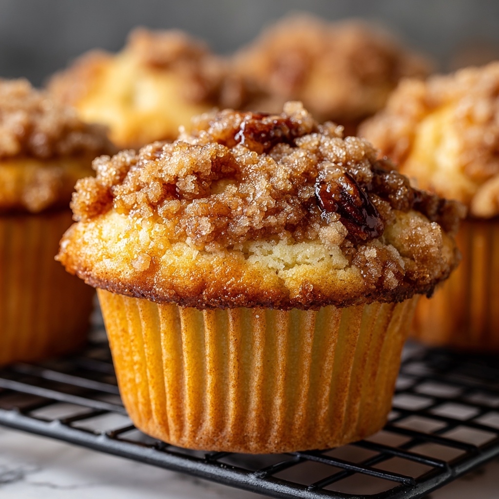 Pecan Pie Crumble Muffins Recipe - Recipe Image