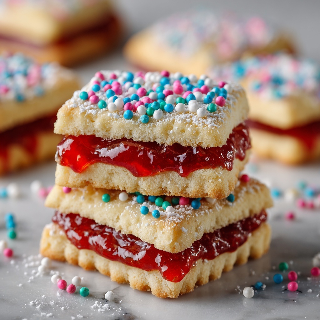 Strawberry Pop Tart Sugar Cookies Recipe - Recipe Image