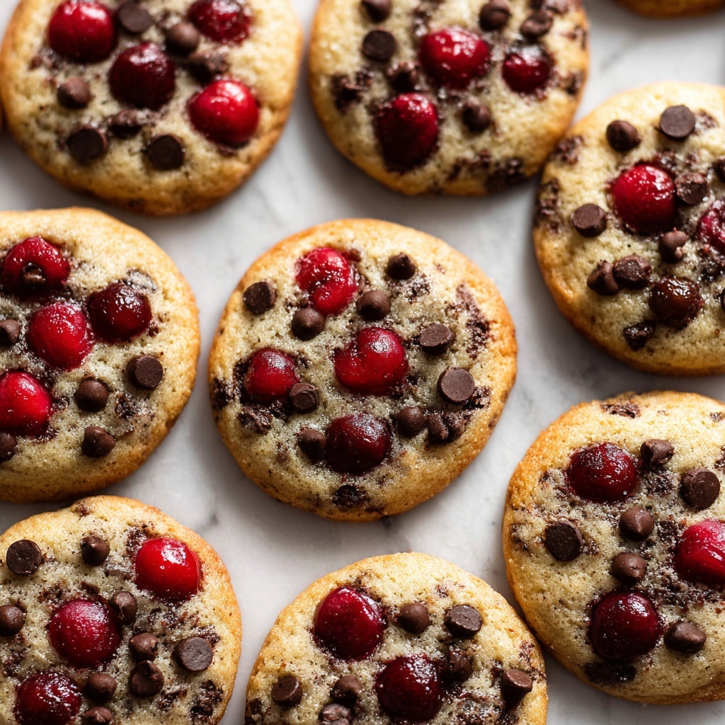 Maraschino Cherry Chocolate Chip Cookies Recipe - Recipe Image