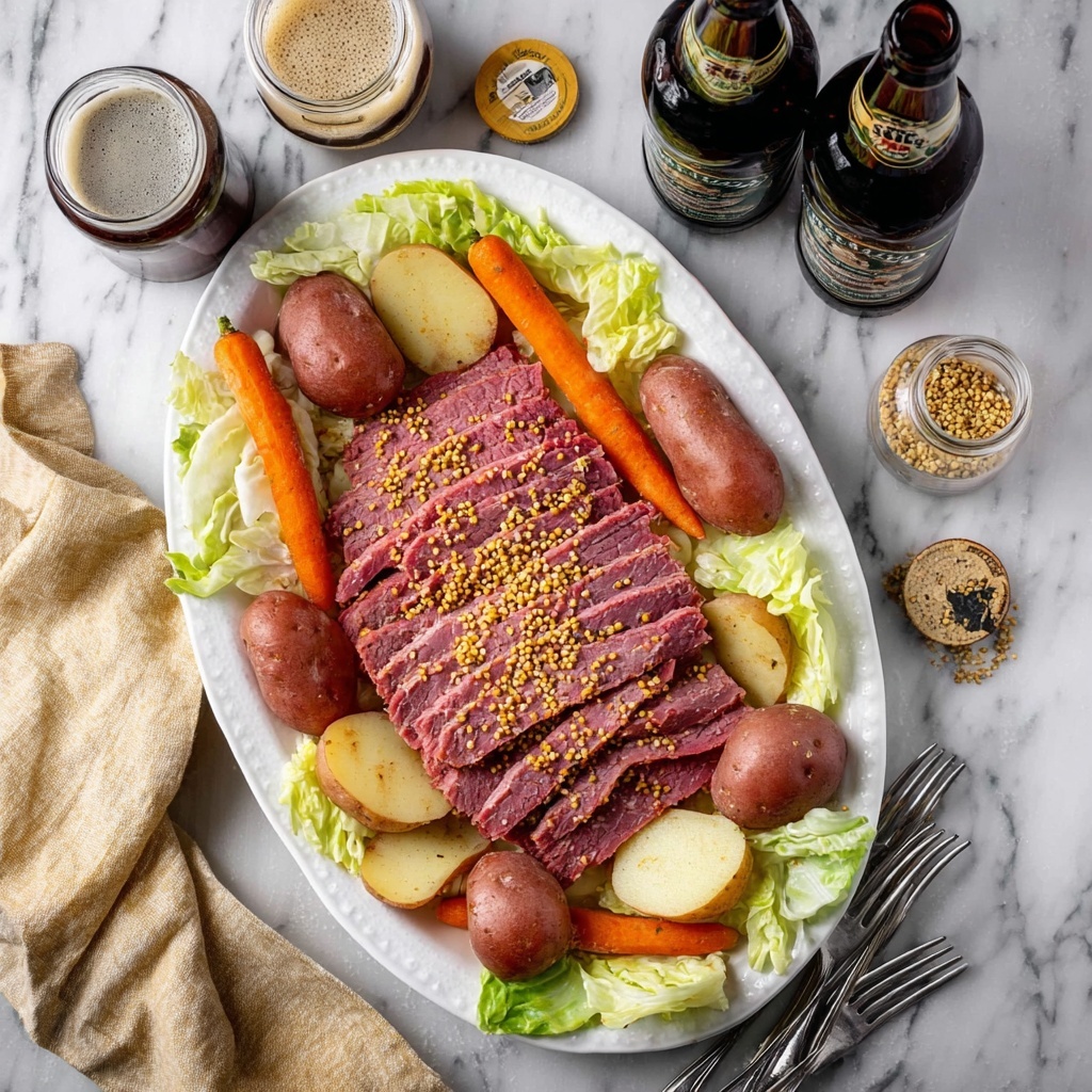 Slow Cooker Guinness Corned Beef & Cabbage Recipe - Recipe Image