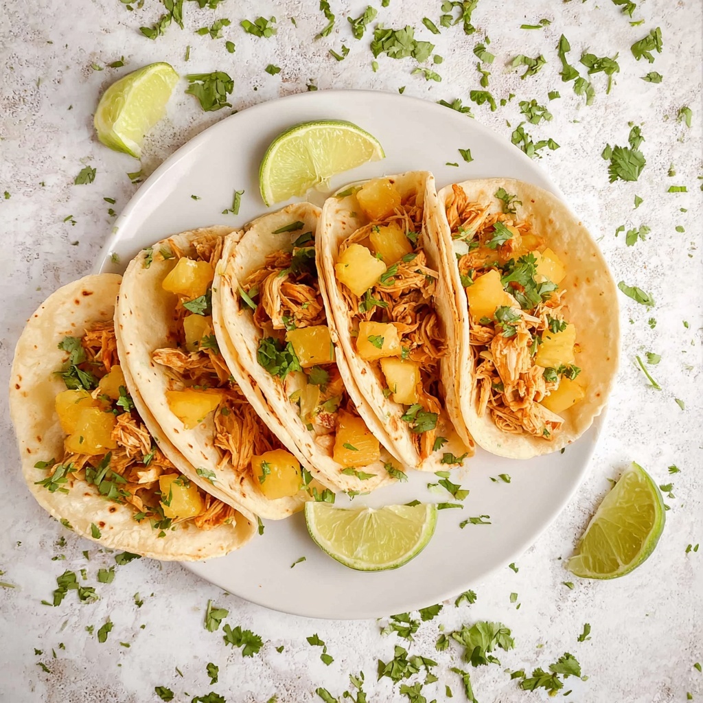Pineapple Chicken Tacos Recipe - Recipe Image
