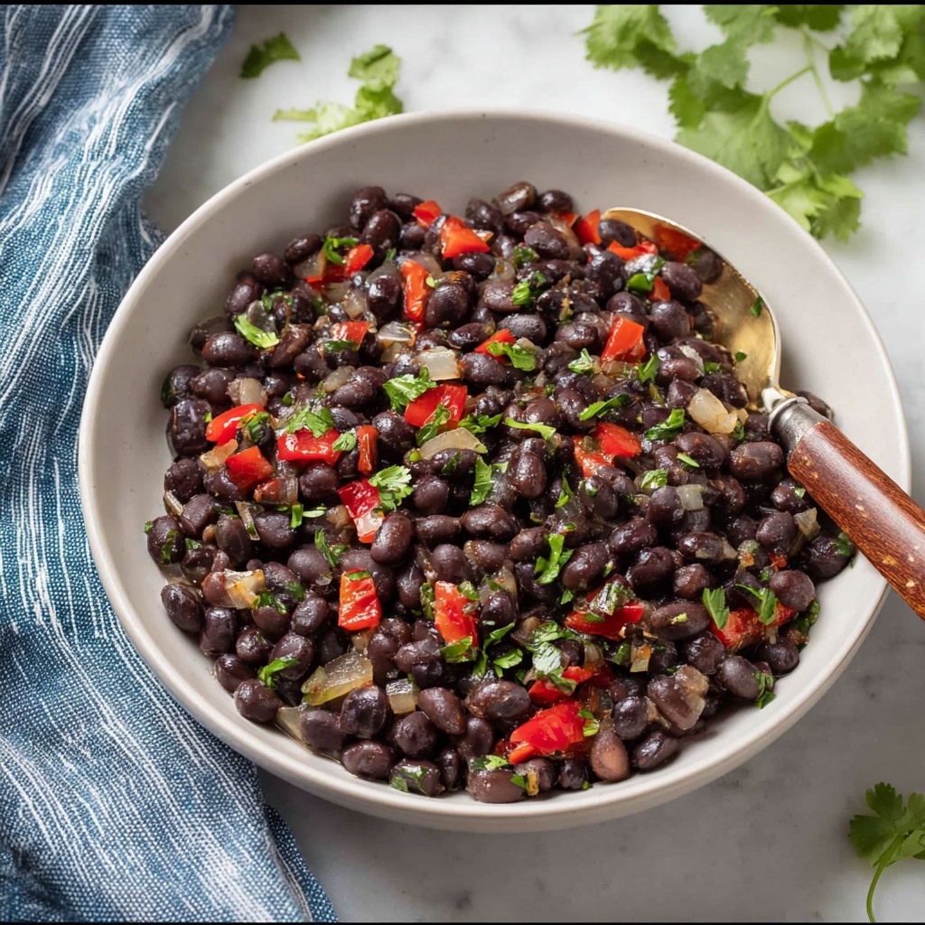 Seasoned Canned Black Beans Recipe - Recipe Image