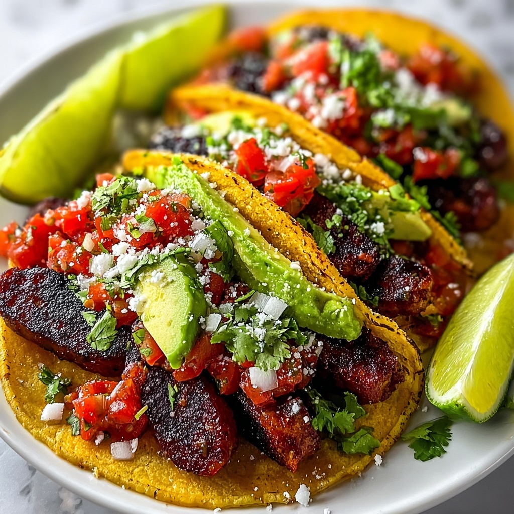 Spicy Grilled Chorizo Tacos Recipe - Recipe Image