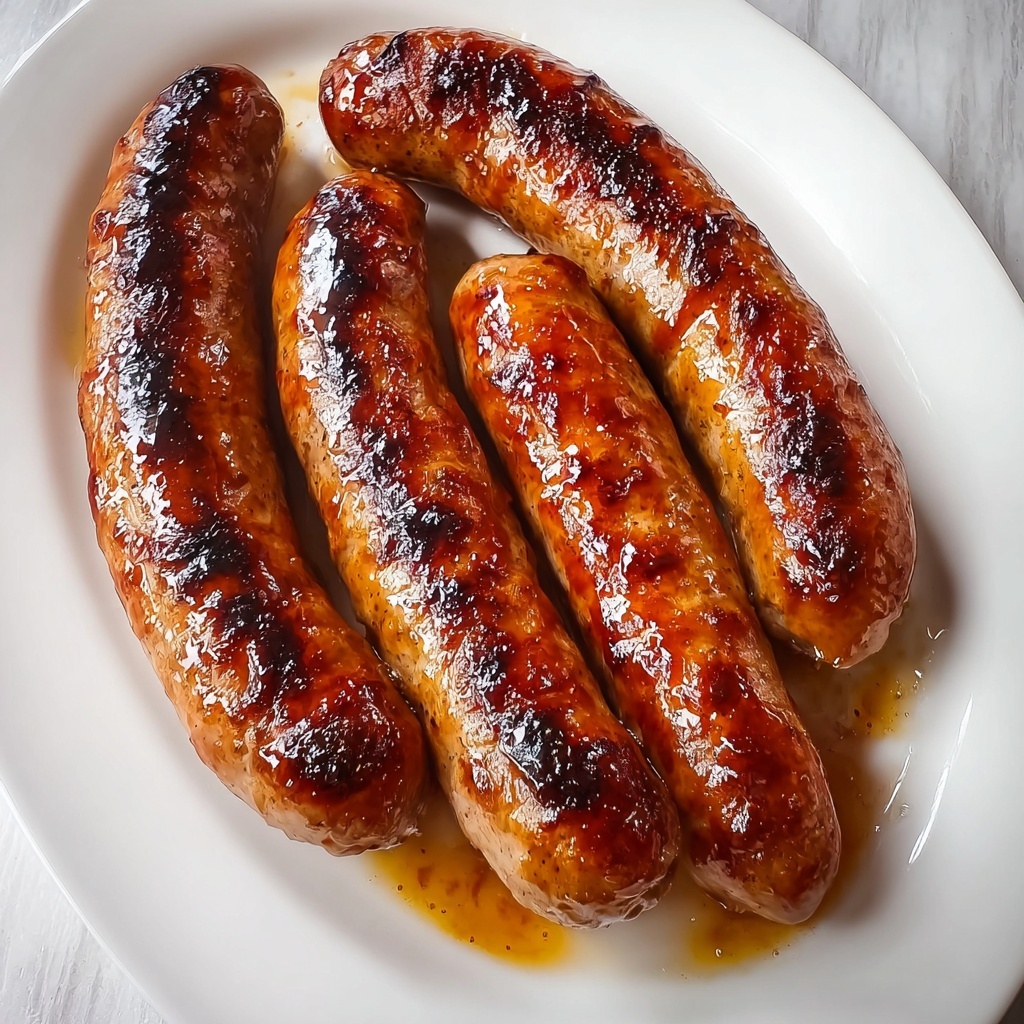 BBQ Brown Sugar Sausage Recipe - Recipe Image