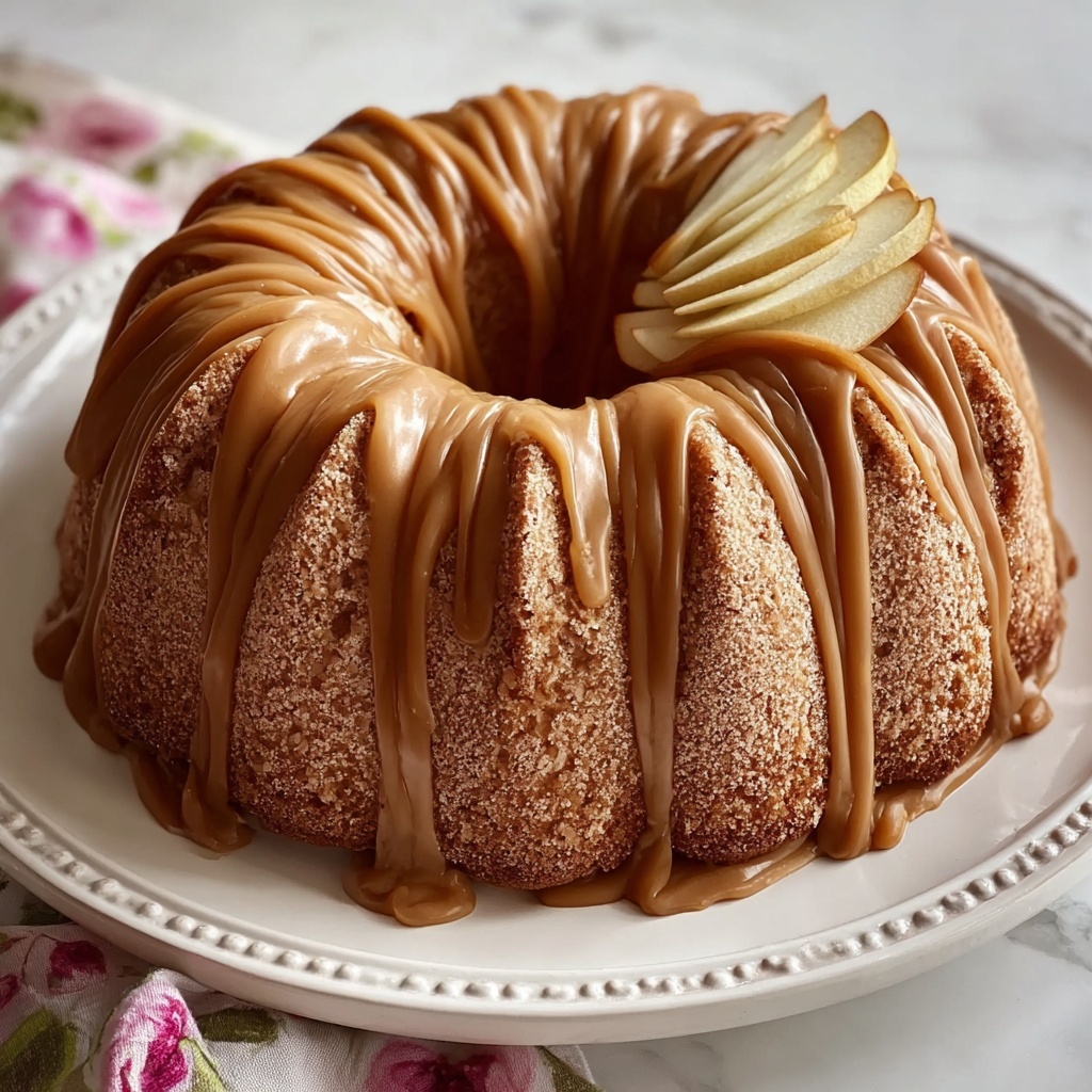 Apple Spice Cake with Brown Sugar Icing Recipe - Recipe Image