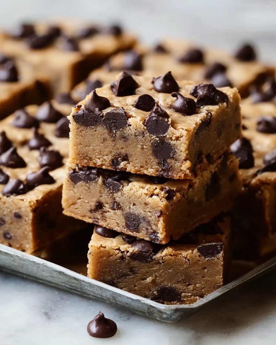 Peanut Butter Chocolate Chip Cookie Bars Recipe - Recipe Image