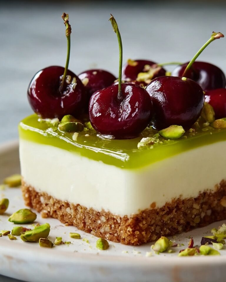 Luscious Lemon-Lime Cherry Pistachio Cheesecake Recipe