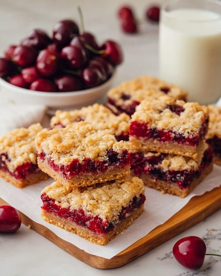 Cherry Crumble Bars Recipe