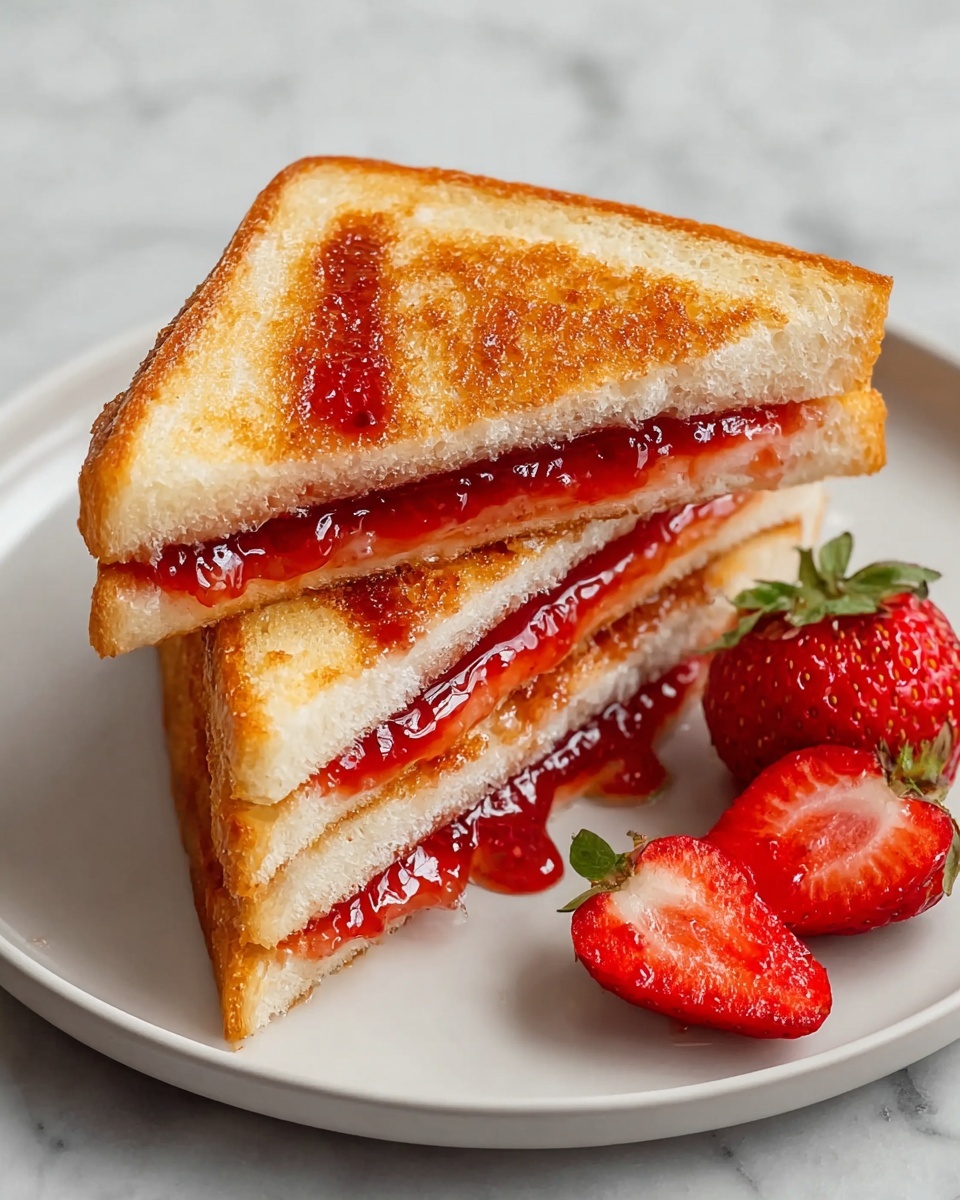 Peanut Butter Jelly Stuffed French Toast Recipe - Recipe Image