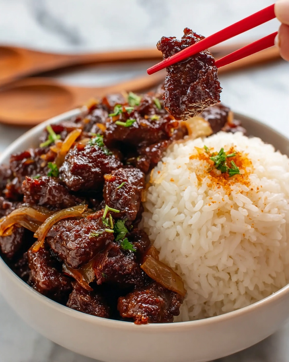 Beef Onion Stir-fry Recipe - Recipe Image