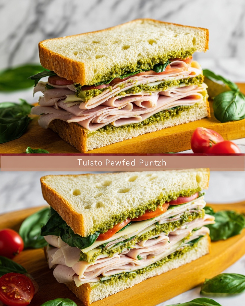Turkey Pesto Sandwich Recipe - Recipe Image