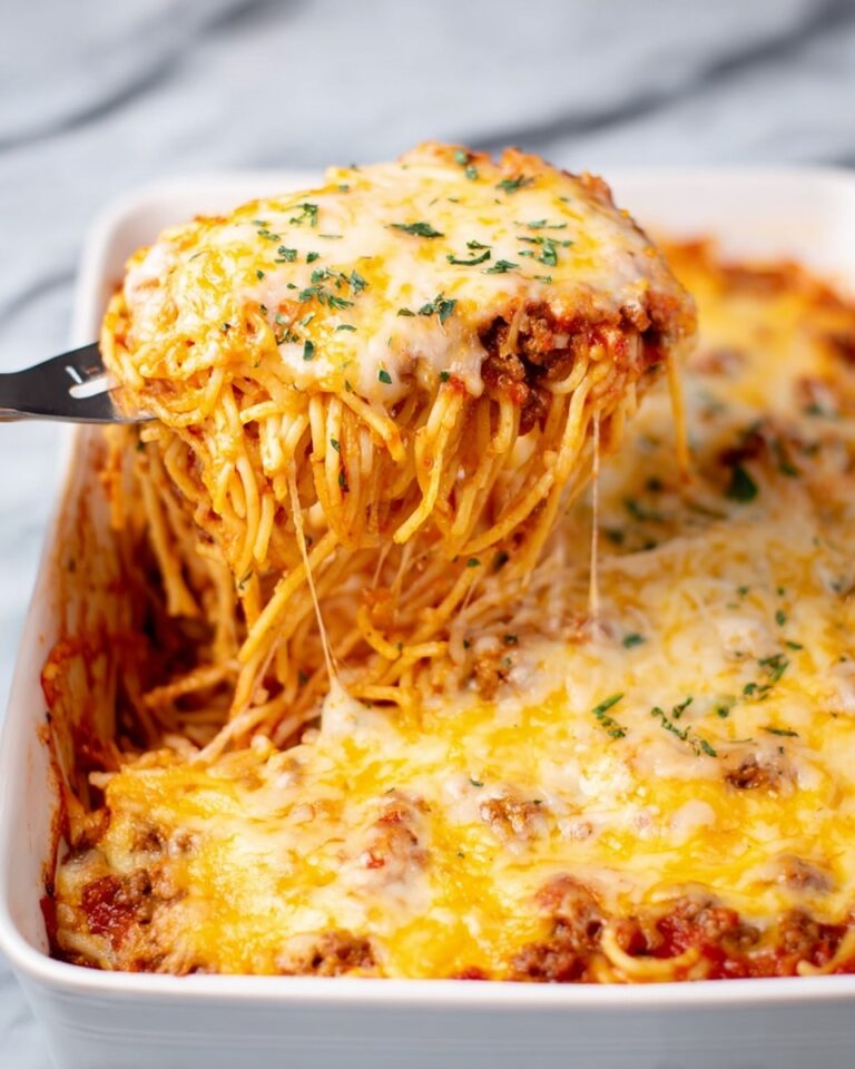 Easy Baked Spaghetti Recipe