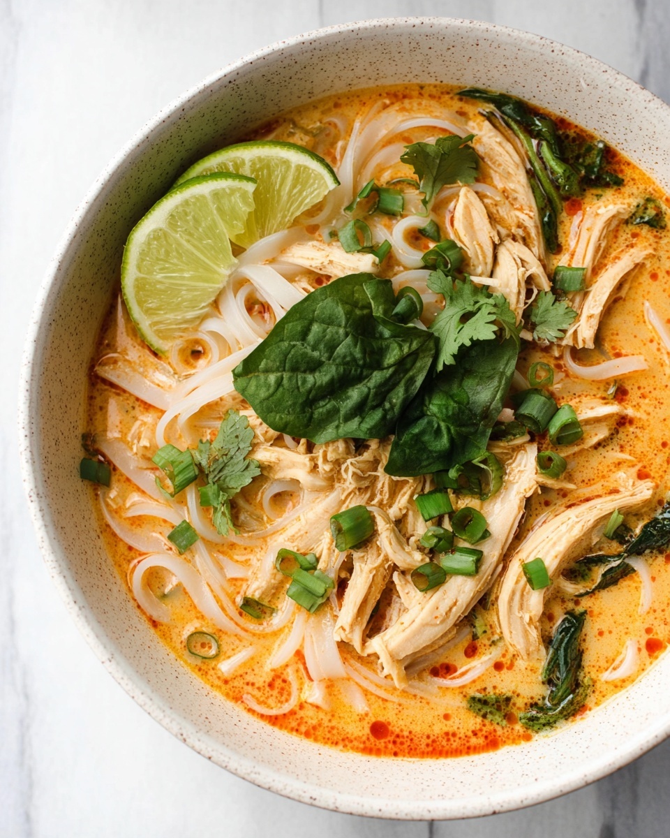 Easy Thai Chicken Curry Soup Recipe - Recipe Image