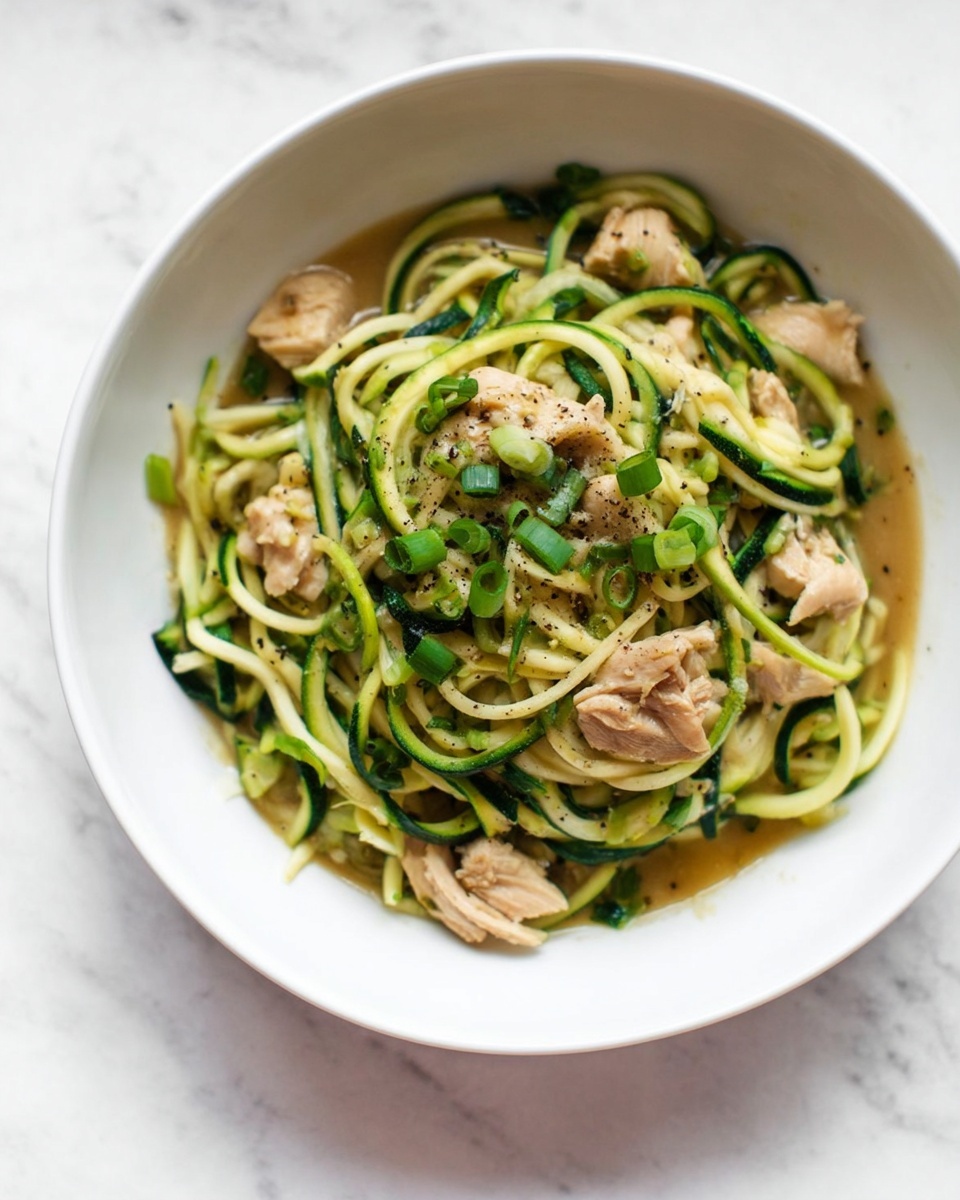 15 Minute Teriyaki Chicken Zoodles Recipe - Recipe Image