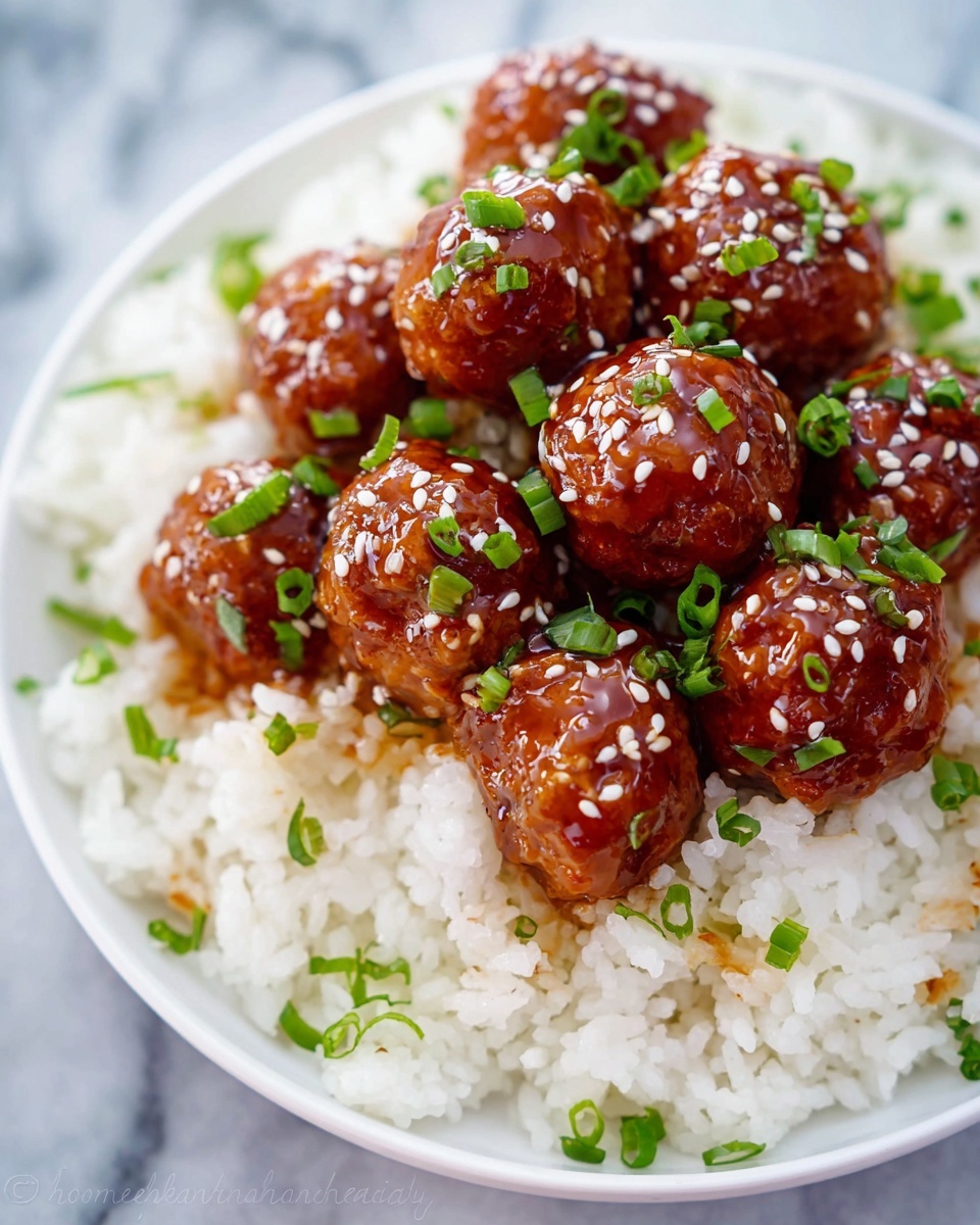 Teriyaki Turkey Meatballs Recipe - Recipe Image