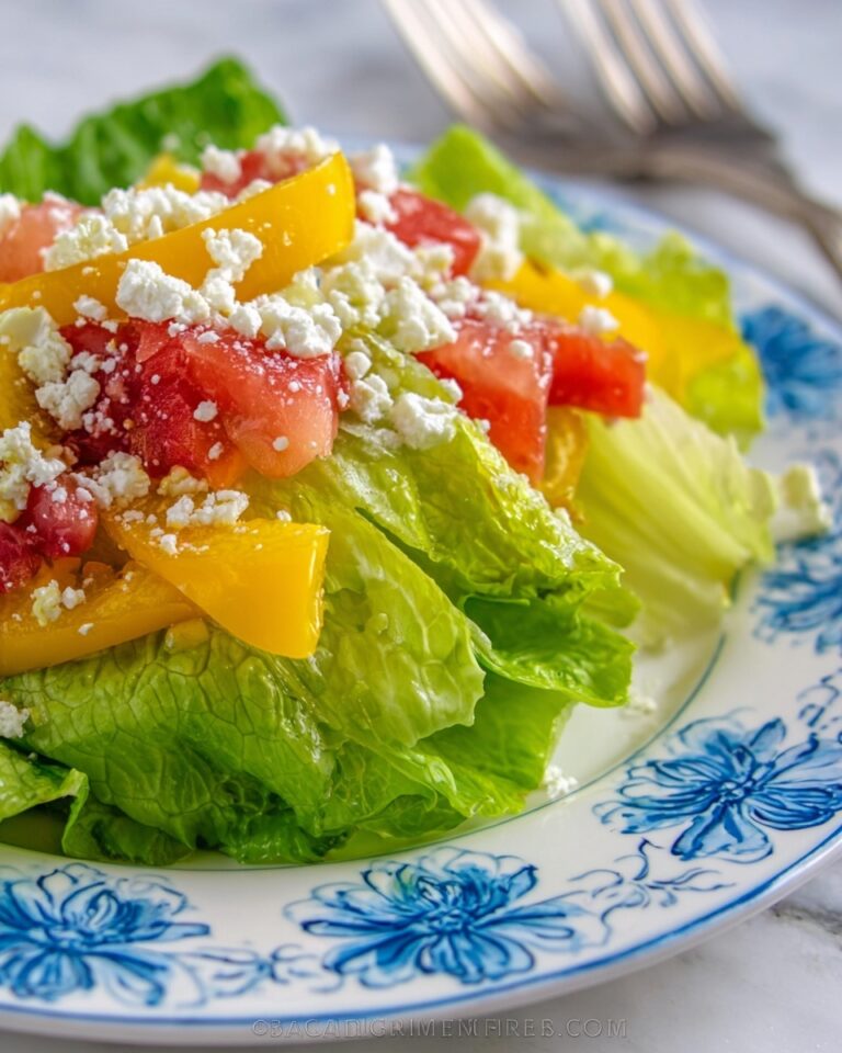 Avocado Feta Caesar Salad Recipe
